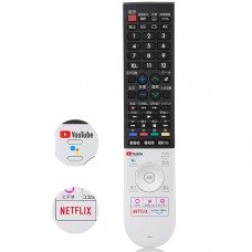 Angrox テレビリモコン アクオス fit for シャープ 4Kテレビ Google 音声リモコン NETFLIX ボタン付 AQUOS GB355SA（0106380590） 4T-B50CL1 4T-B55CL1 4T-B60CN1 4T-C40CL1 4T-C43CL1 4T-C43CN1 4T-C48CQ1 4T-C50CL1 4T-C50CN1 4T-C55CL1 4T-C55CN1 4T-C55CQ1 4T-C60CN1 4T-C65CQ1 4T-C70CN1