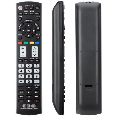 Angrox Universal TV Remote Control for Panasonic TV, Replacement for All Panasonic LCD LED HDTV 3D Smart TVs, with teletext button