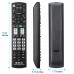 Angrox Universal TV Remote Control for Panasonic TV, Replacement for All Panasonic LCD LED HDTV 3D Smart TVs, with teletext button