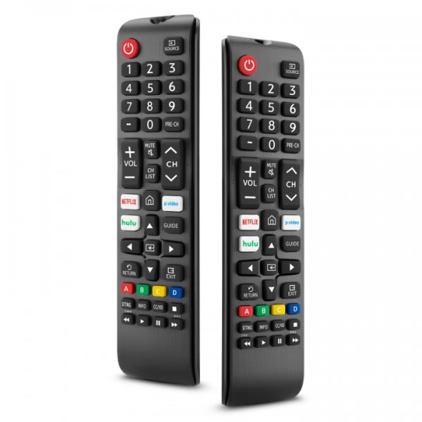 Angrox  【2-Pack】 Replacement Remote Control for Samsung Smart TV, No Pairing Needed